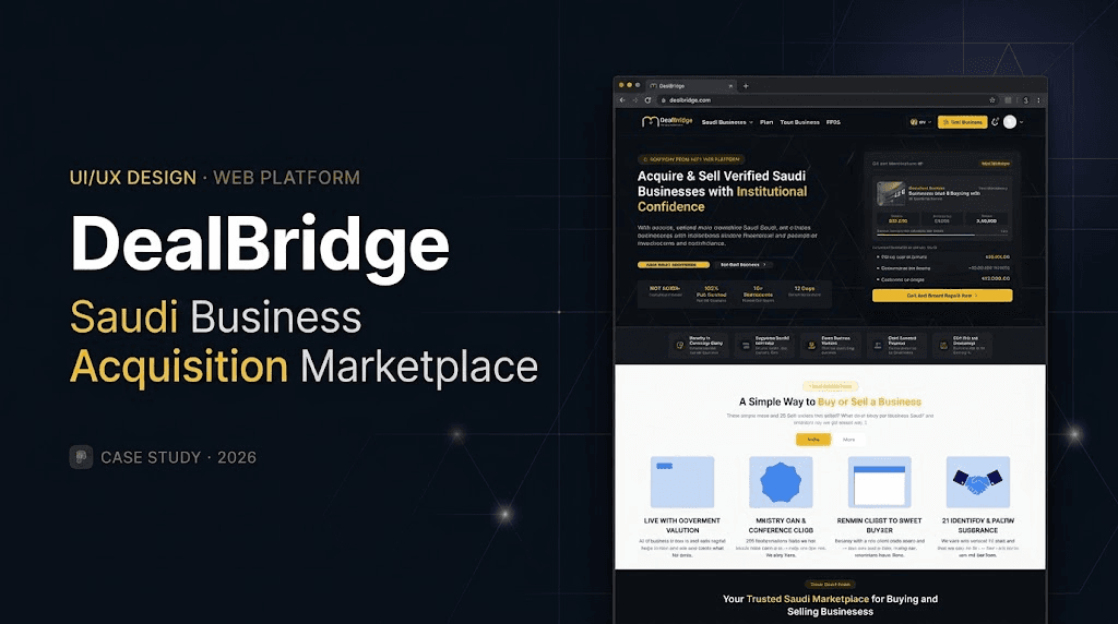 DealBridge — Saudi Business Acquisition Marketplace